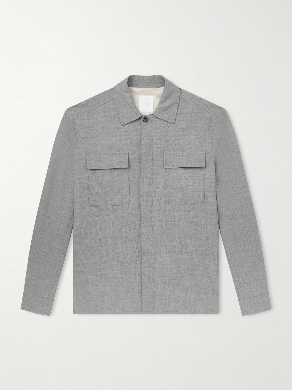 Eleventy – Wool-Blend Flannel Overshirt