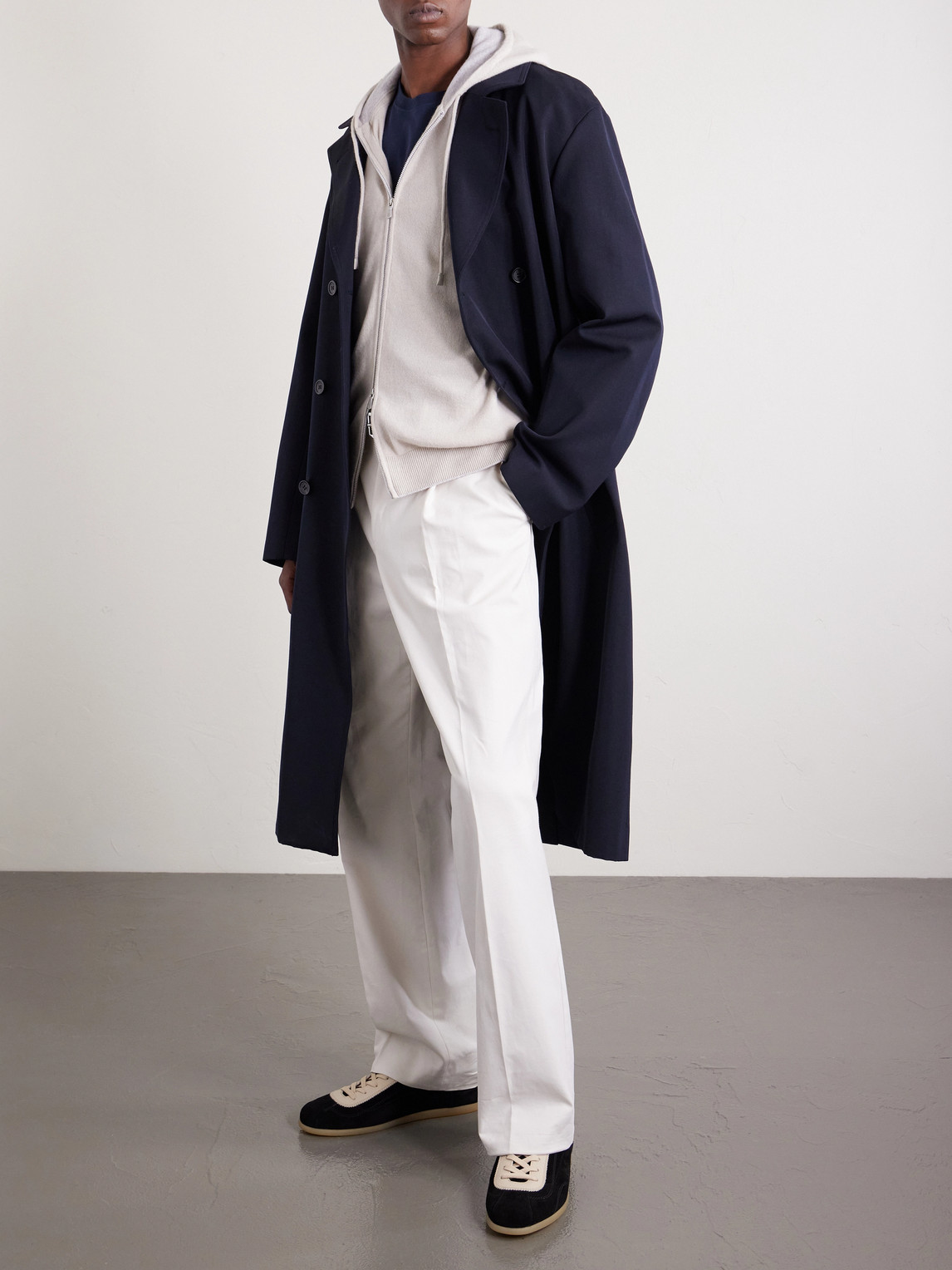 Cashmere Zip-Up Hoodie