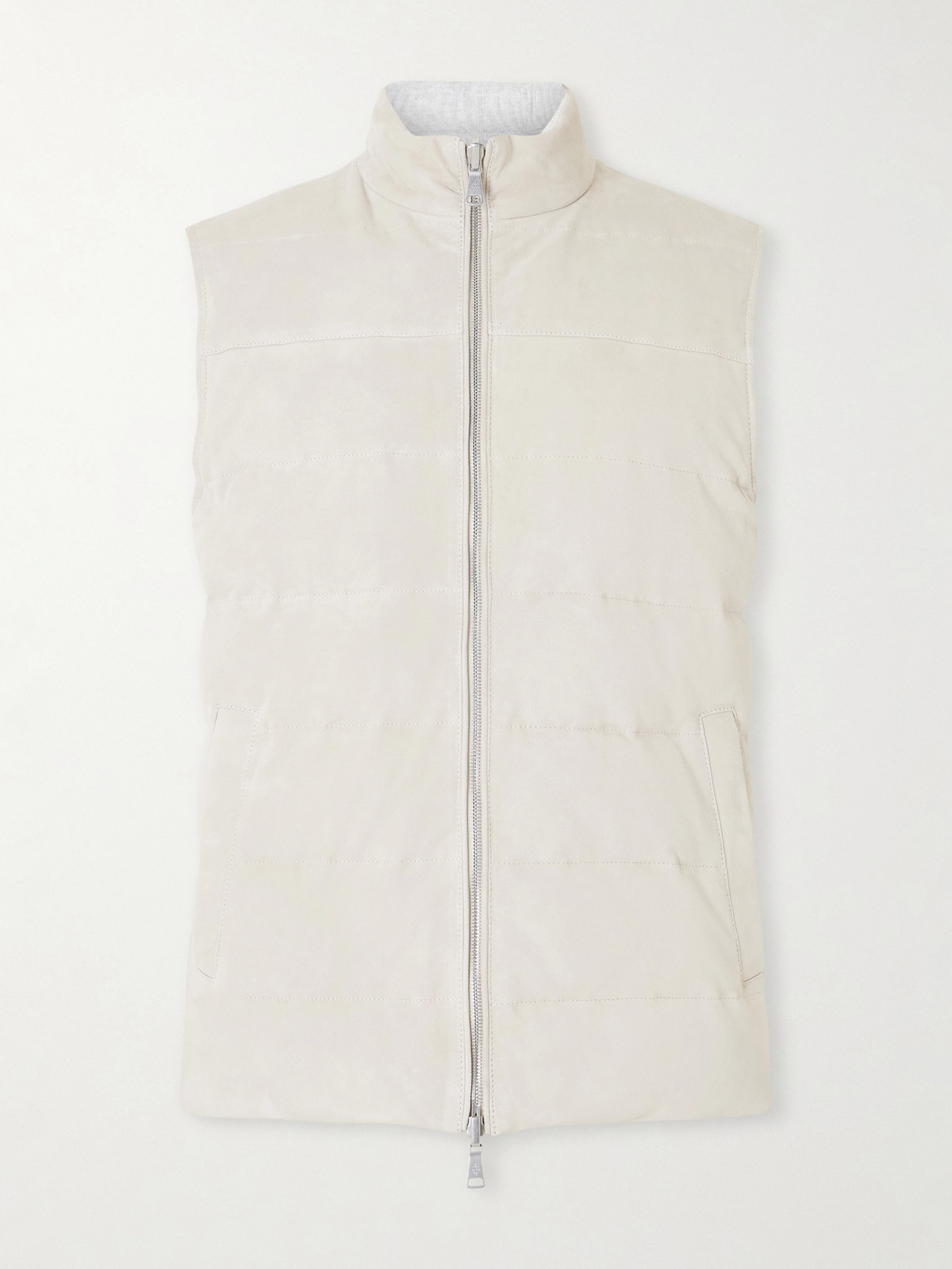 ELEVENTY Reversible Suede Quilted Down Gilet IT 54