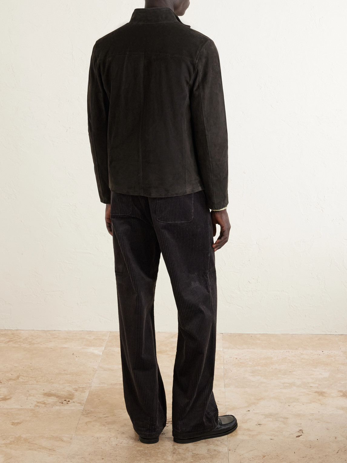 Eleventy - Suede Zip-up Jacket - Men - Brown - It 46 