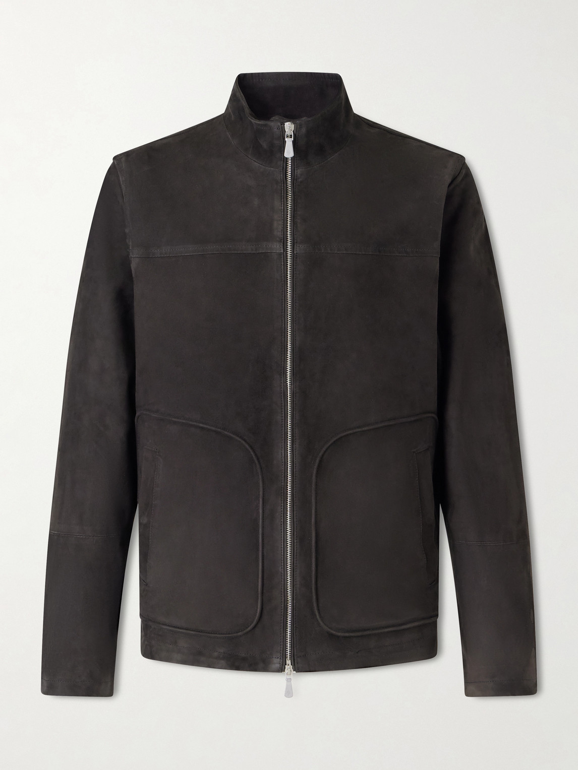 ELEVENTY Suede Zip-Up Jacket - Men