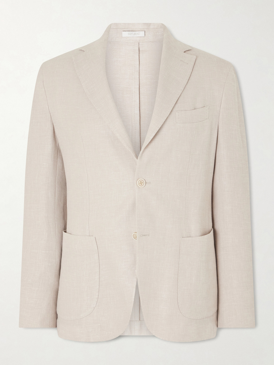 Eleventy – Stretch Linen, Wool and Silk-Blend Suit Jacket