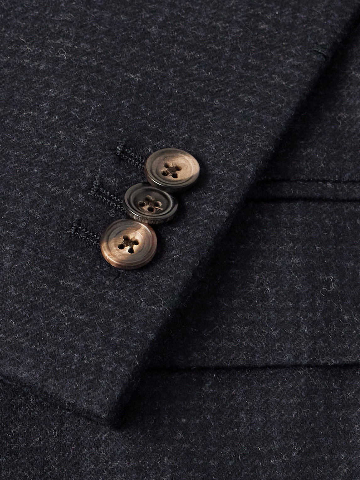 J. Mueser Waverly Wool Suit Jacket In Blue
