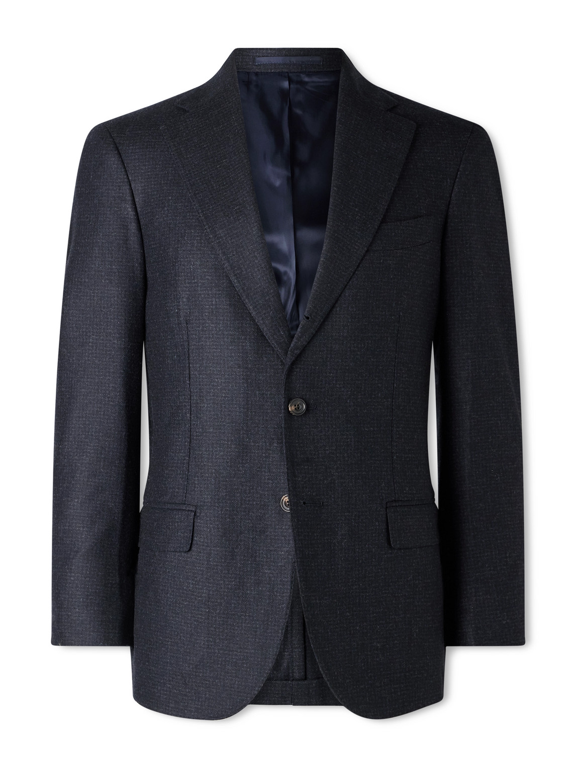 J. Mueser Waverly Wool Suit Jacket In Blue
