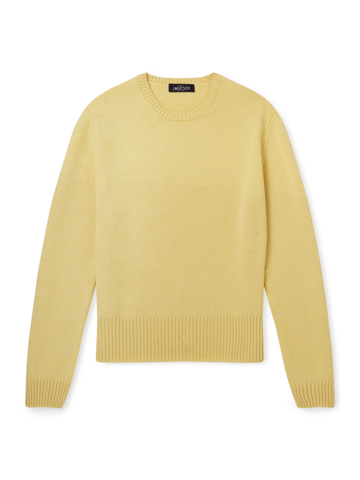 J. Mueser Wool Sweater In Yellow