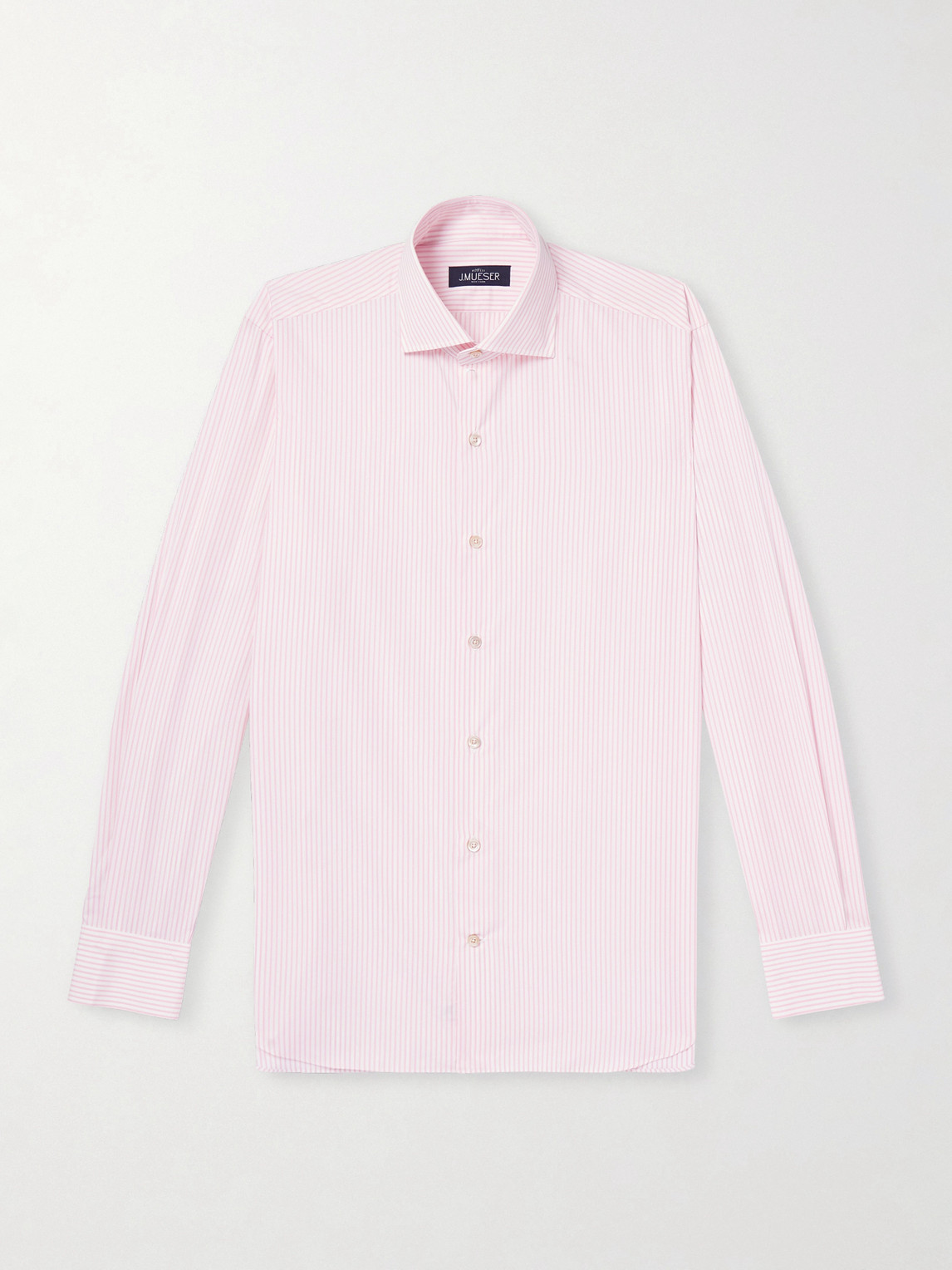 J. Mueser – Striped Cotton-Poplin Shirt