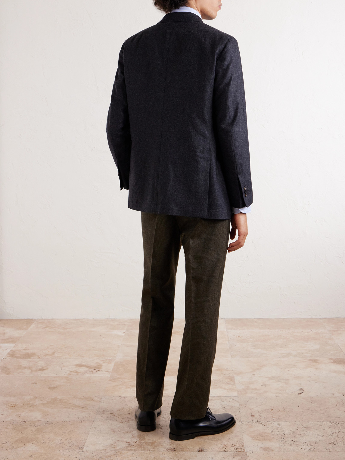Waverly Straight-Leg Virgin Wool Suit Trousers