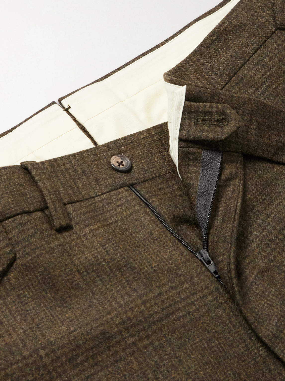 Waverly Straight-Leg Virgin Wool Suit Trousers