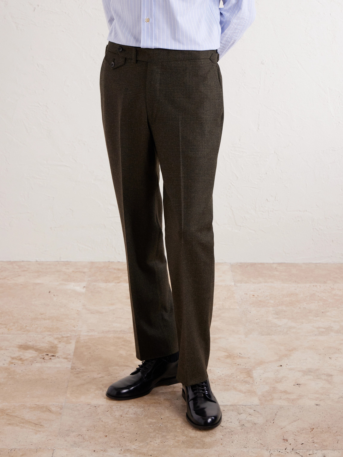 Waverly Straight-Leg Virgin Wool Suit Trousers