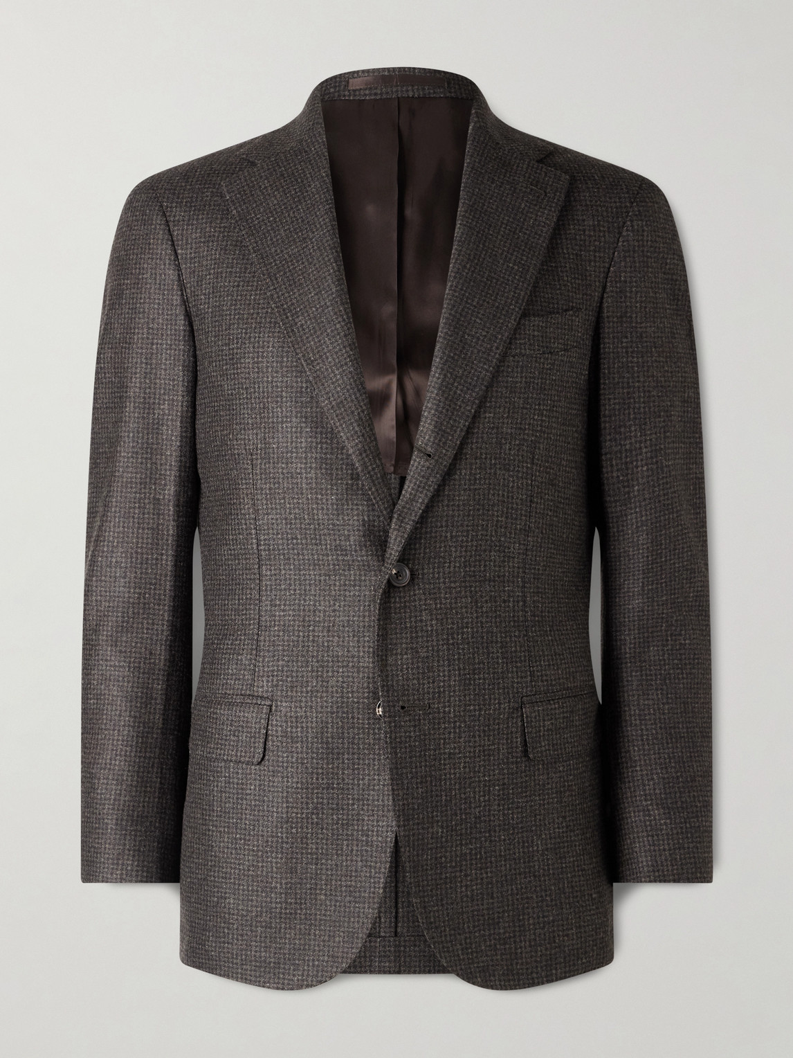 J. Mueser Waverly Puppytooth Wool Suit Jacket - Men