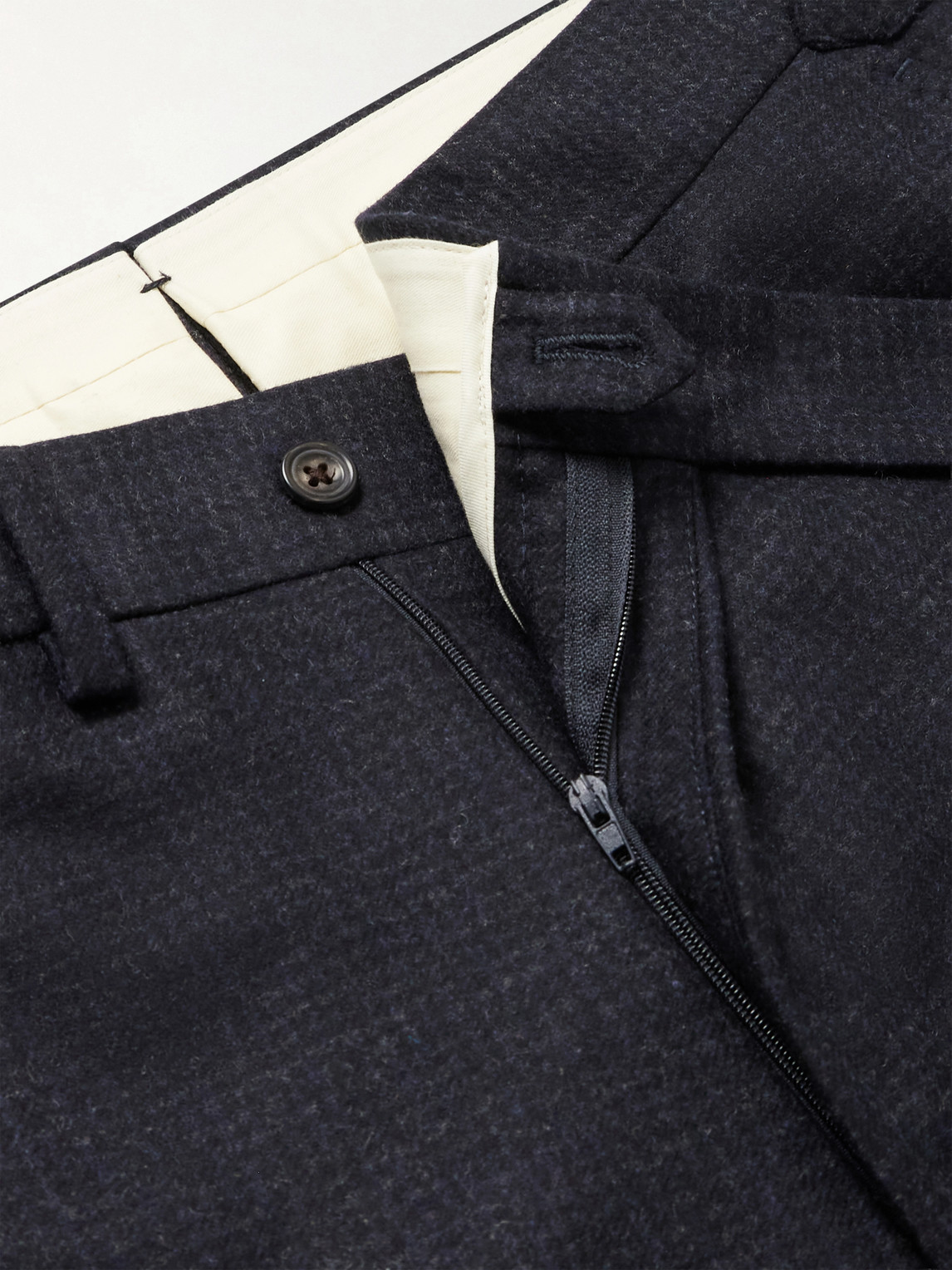 Waverly Straight-Leg Virgin Wool Suit Trousers