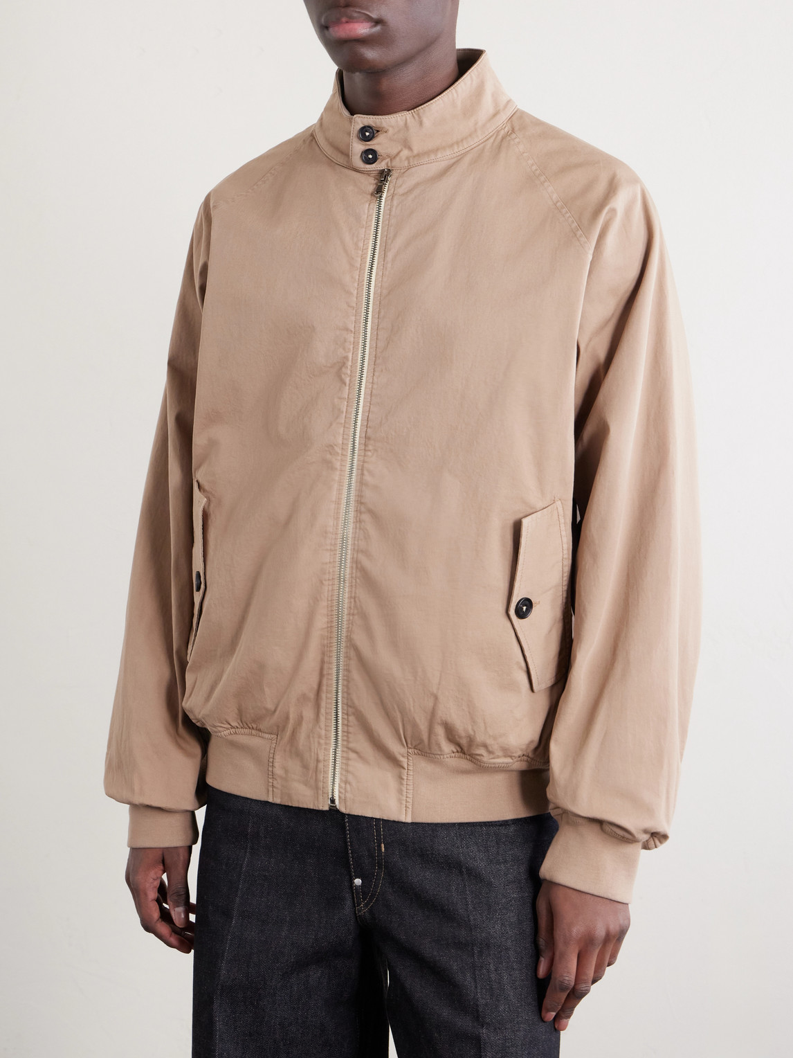 Massimo Alba - Cotton-blend Twill Bomber Jacket - Men - Brown - S 