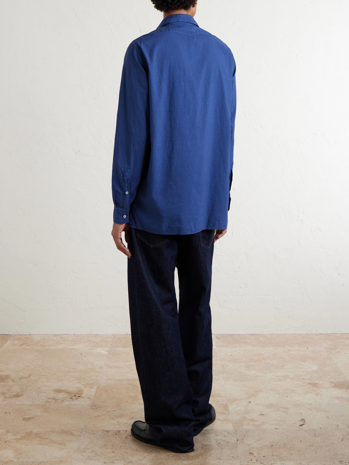  Massimo Alba - Relaxed-fit Cotton And Linen Blend Shirt - Men - Blue - S 