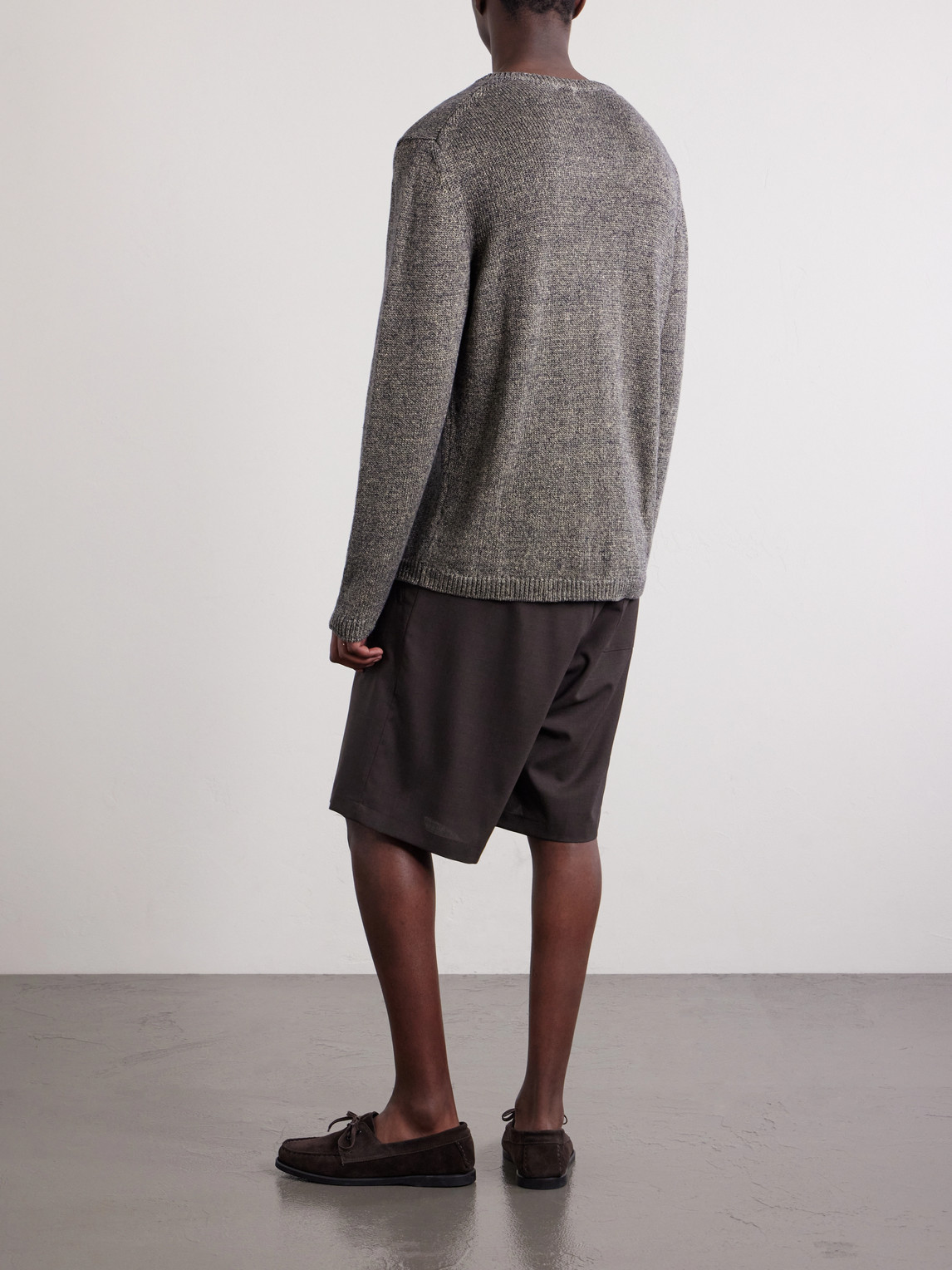  Massimo Alba - Leo Knitted Linen Sweater - Men - Gray - M 