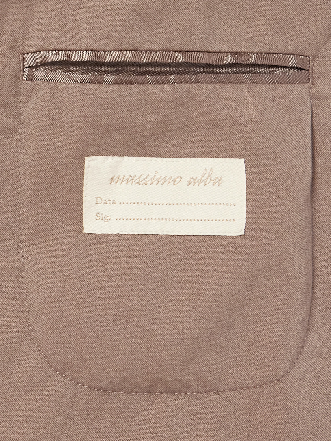 Massimo Alba Sloop Cotton-twill Suit In Brown