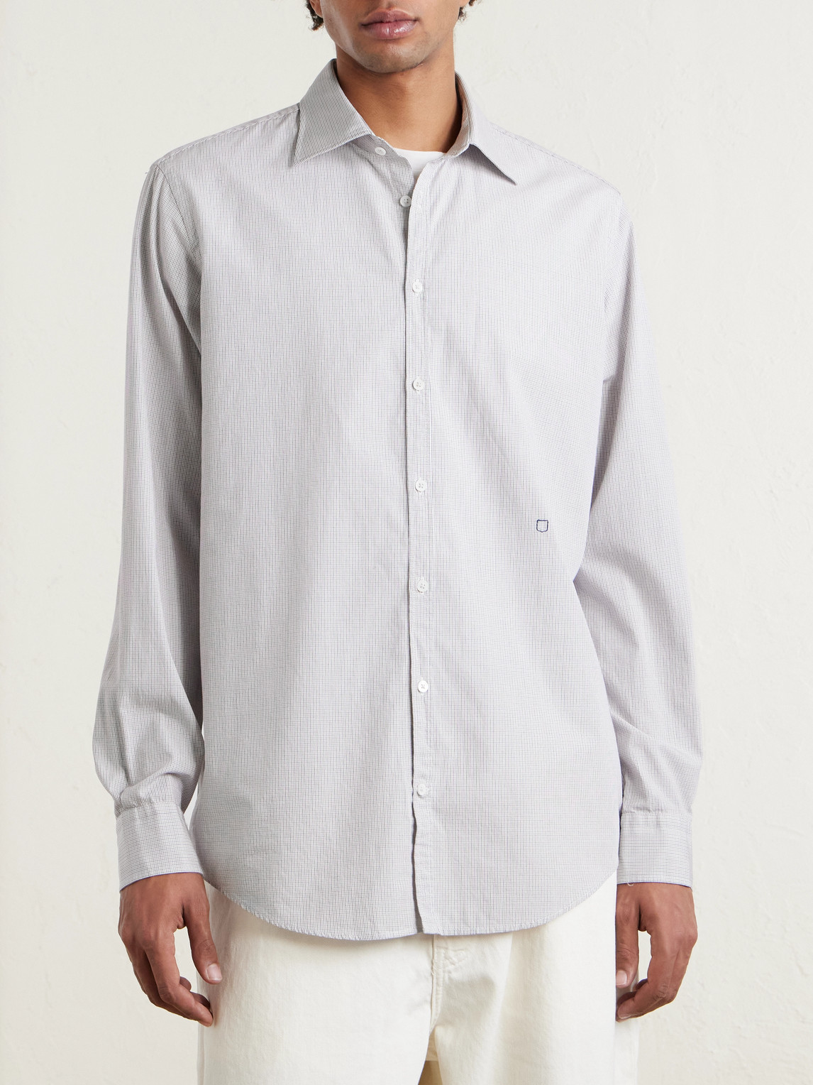  Massimo Alba - Genova Checked Cotton-poplin Shirt - Men - Blue - S 