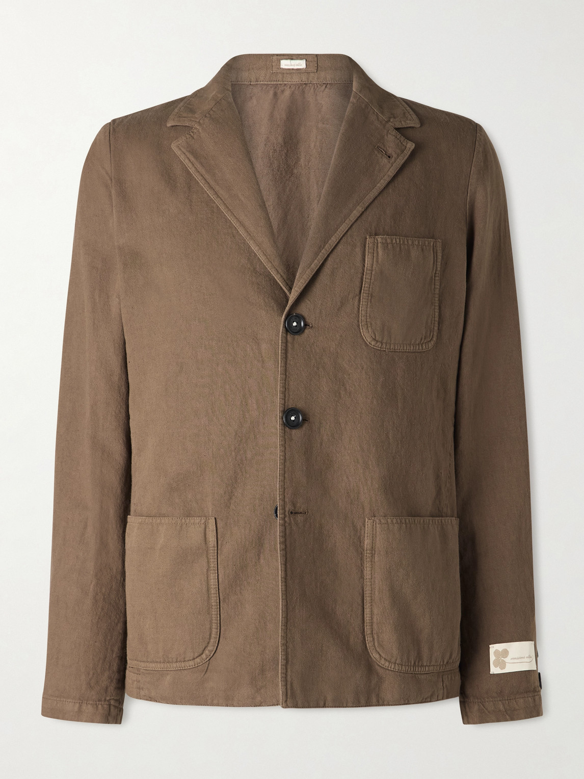 Massimo Alba Baglietto Cotton and Linen-Blend Blazer - Men