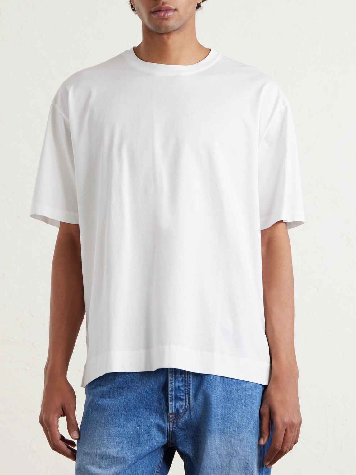 Massimo Alba Nevis Cotton-jersey T-shirt In White