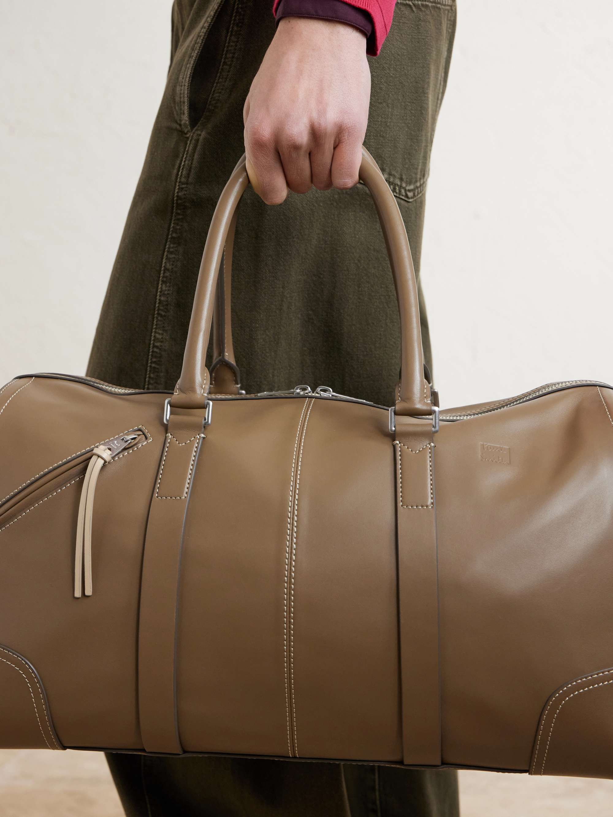 PAUL SMITH Leather Weekend Bag for Men | MR PORTER