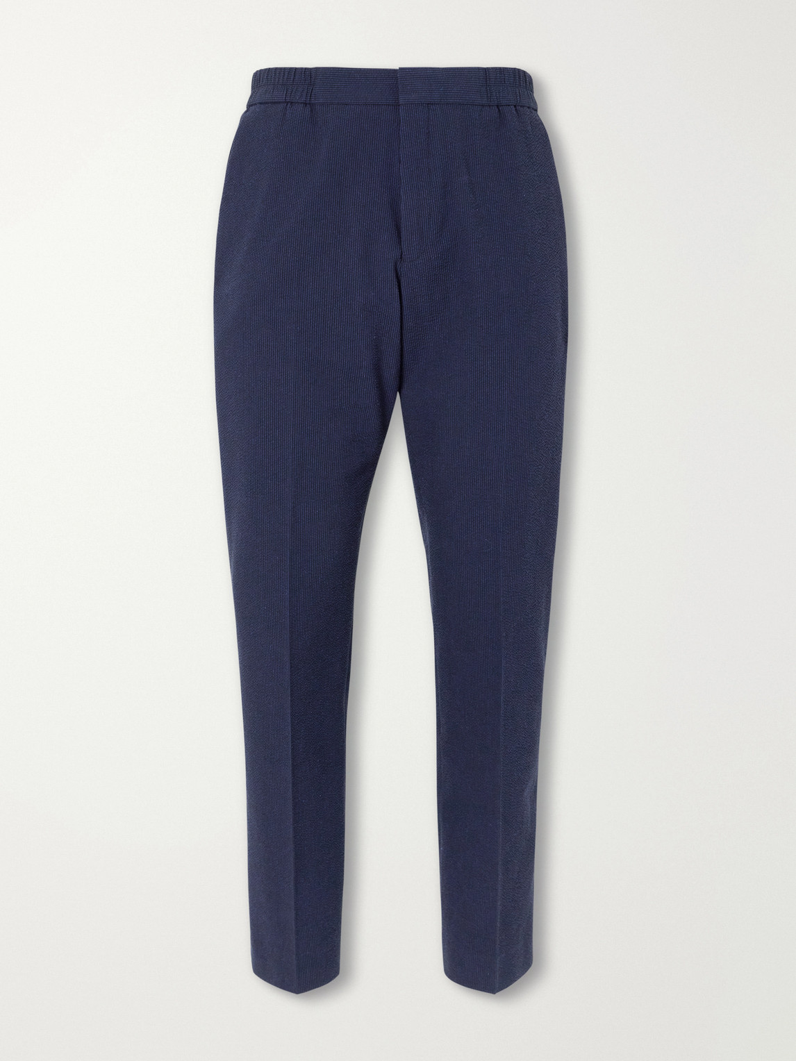 Paul Smith Straight-Leg Cotton-Blend Seersucker Trousers UK/US 34