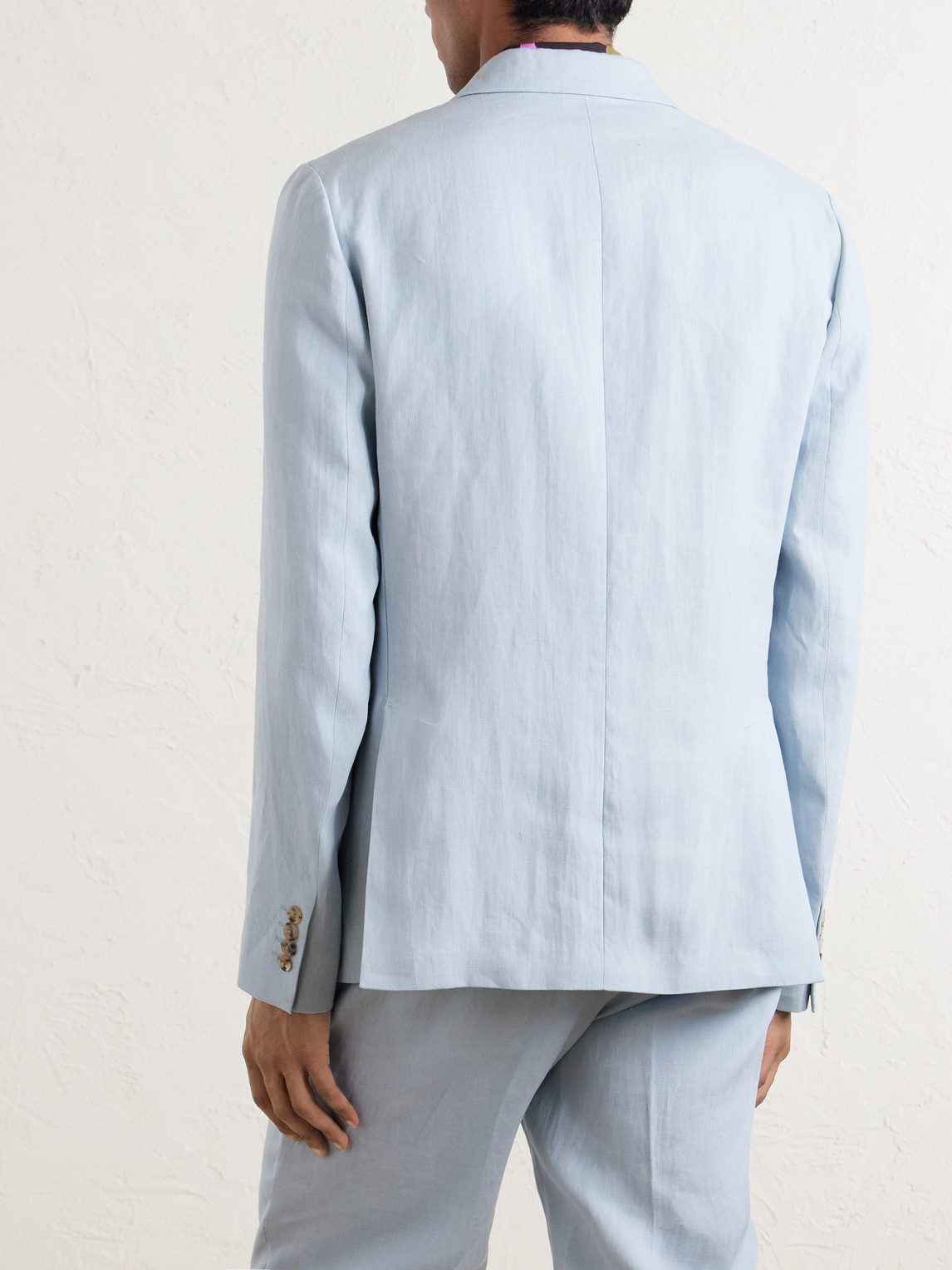  Paul Smith - Linen Suit Jacket - Men - Blue - Uk/us 36 