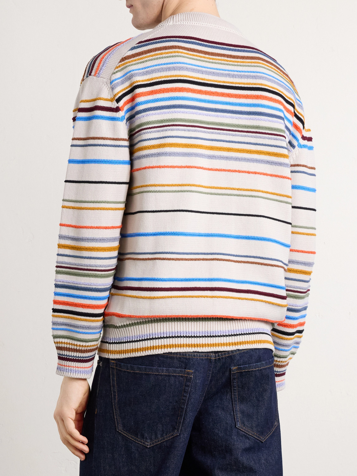  Paul Smith - Striped Cotton-blend Cardigan - Men - Multi - S 