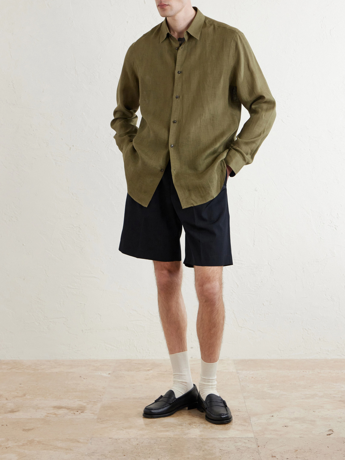 Linen-Twill Shirt