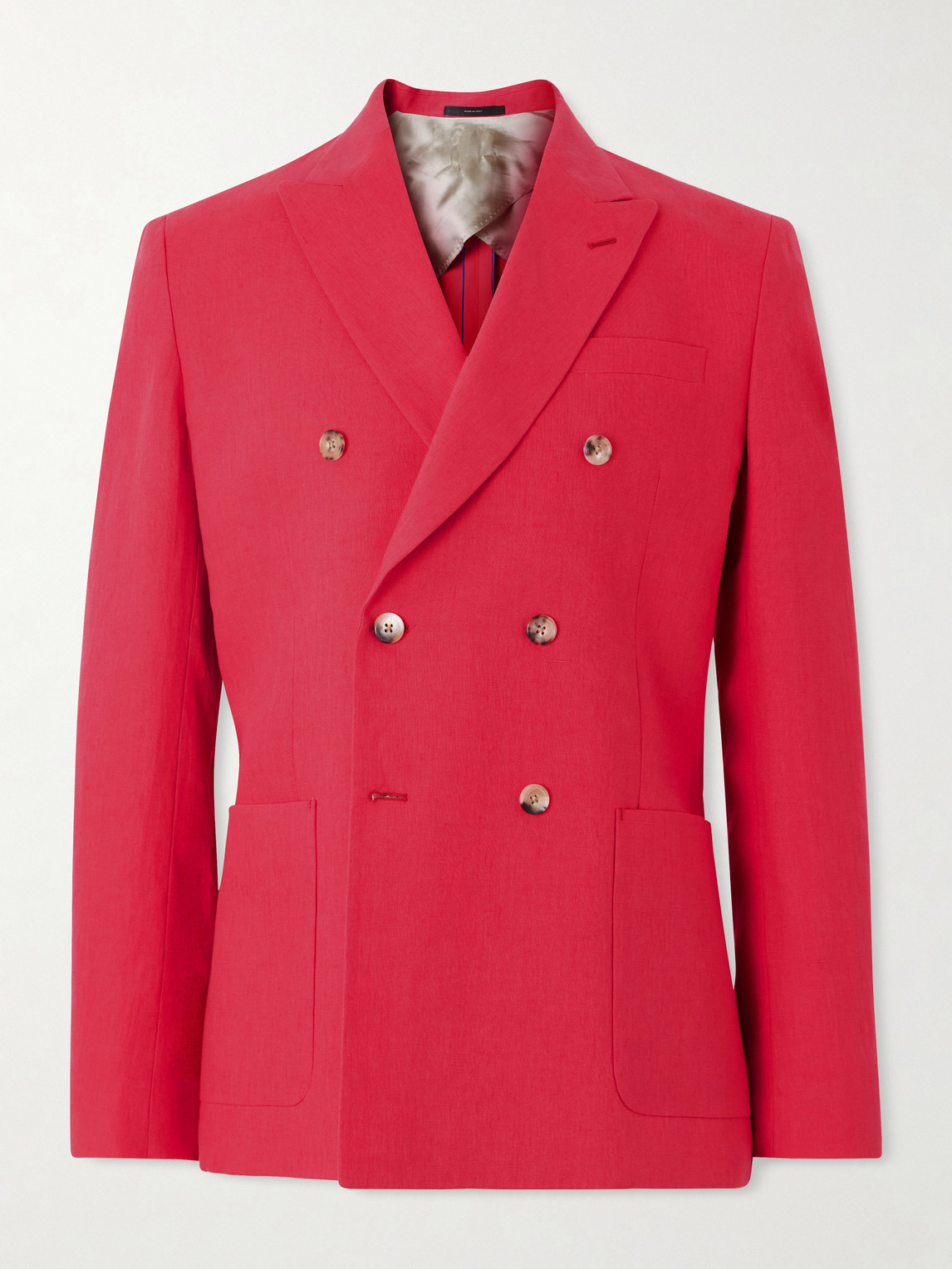 Paul Smith Double-Breasted Linen Blazer UK/US 40