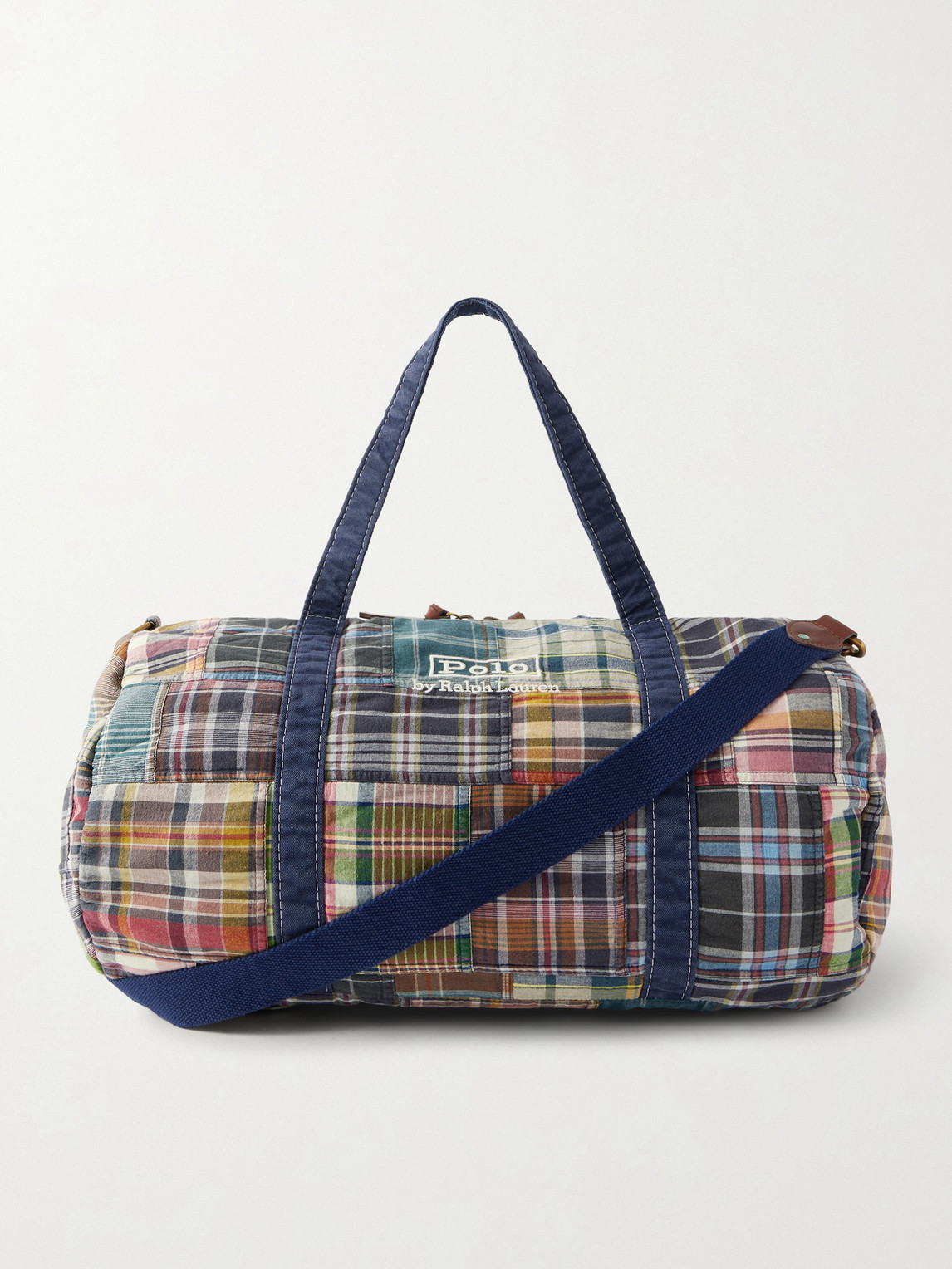 Polo Ralph Lauren Large Patchwork Checked Cotton-Madras Duffle Bag - Men