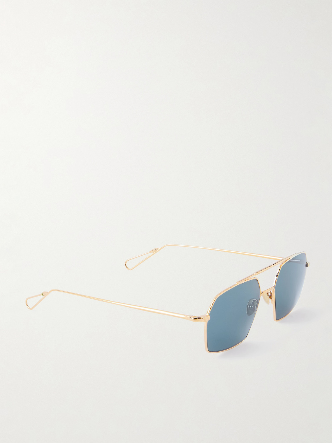 Ahlem Haussmann Aviator-style Gold-tone Sunglasses In Gold