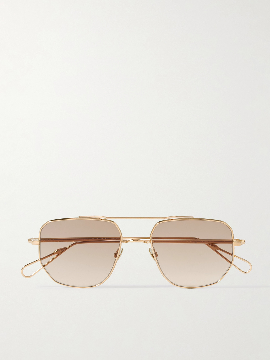 Ahlem Campbell Addy 19 Aviator-style Gold-tone Sunglasses