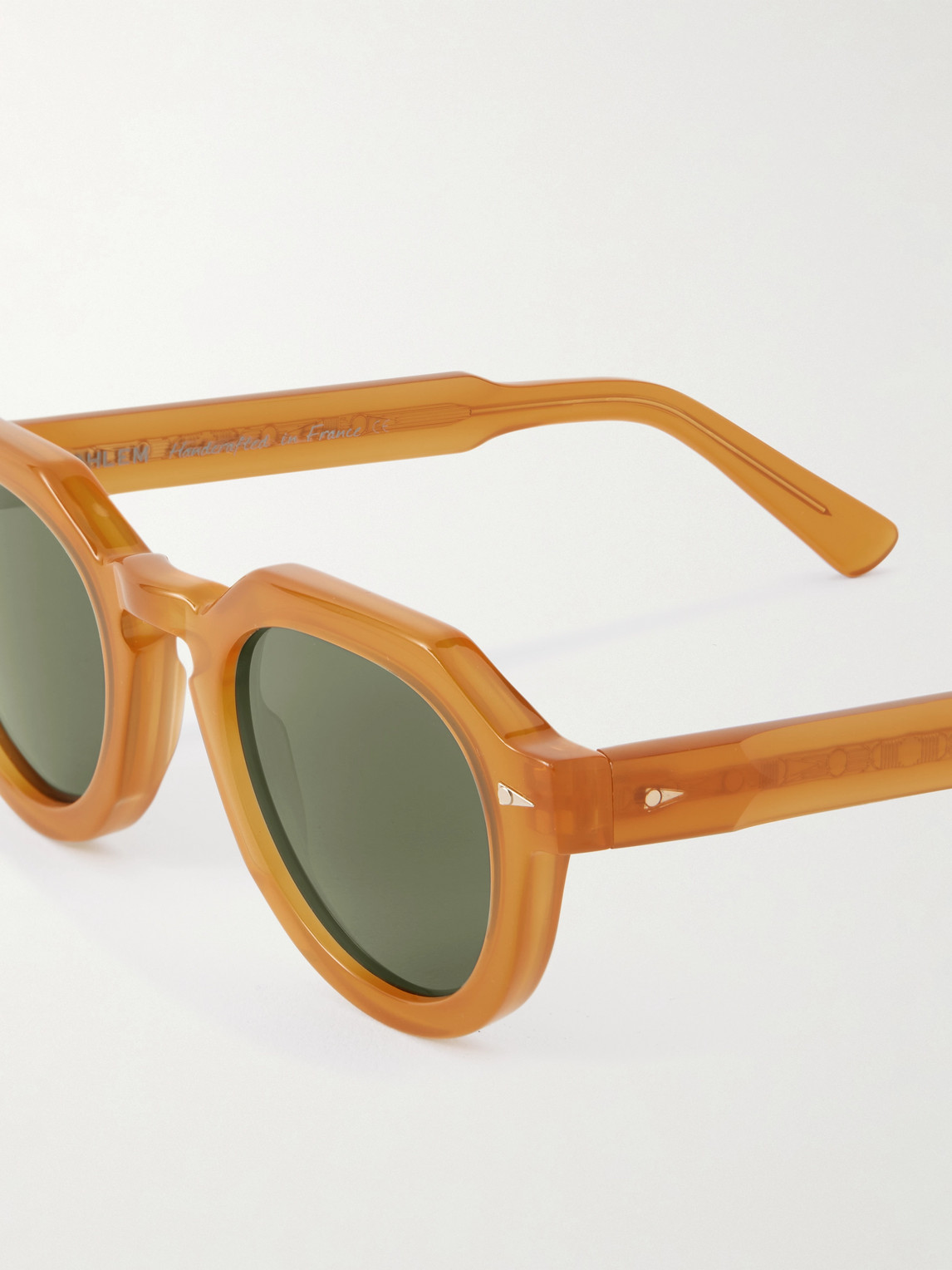 Ahlem Grenelle Round-frame Acetate Sunglasses In Brown