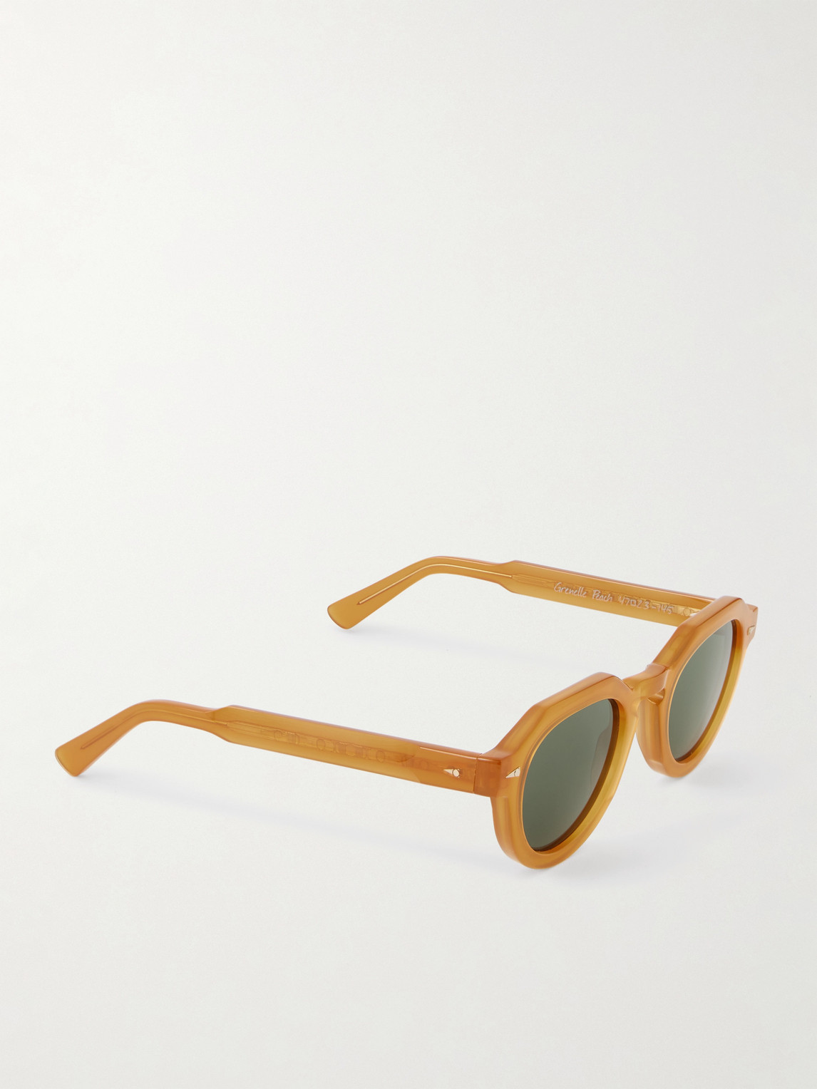 Ahlem Grenelle Round-frame Acetate Sunglasses In Brown