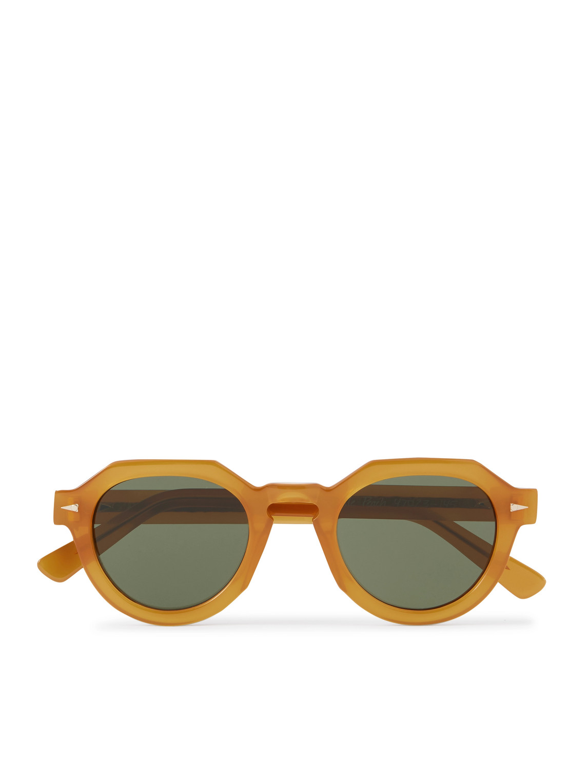 Ahlem Grenelle Round-frame Acetate Sunglasses In Brown