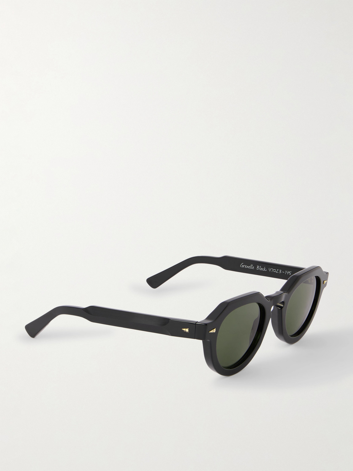 Ahlem Grenelle Round-frame Acetate Sunglasses In Black