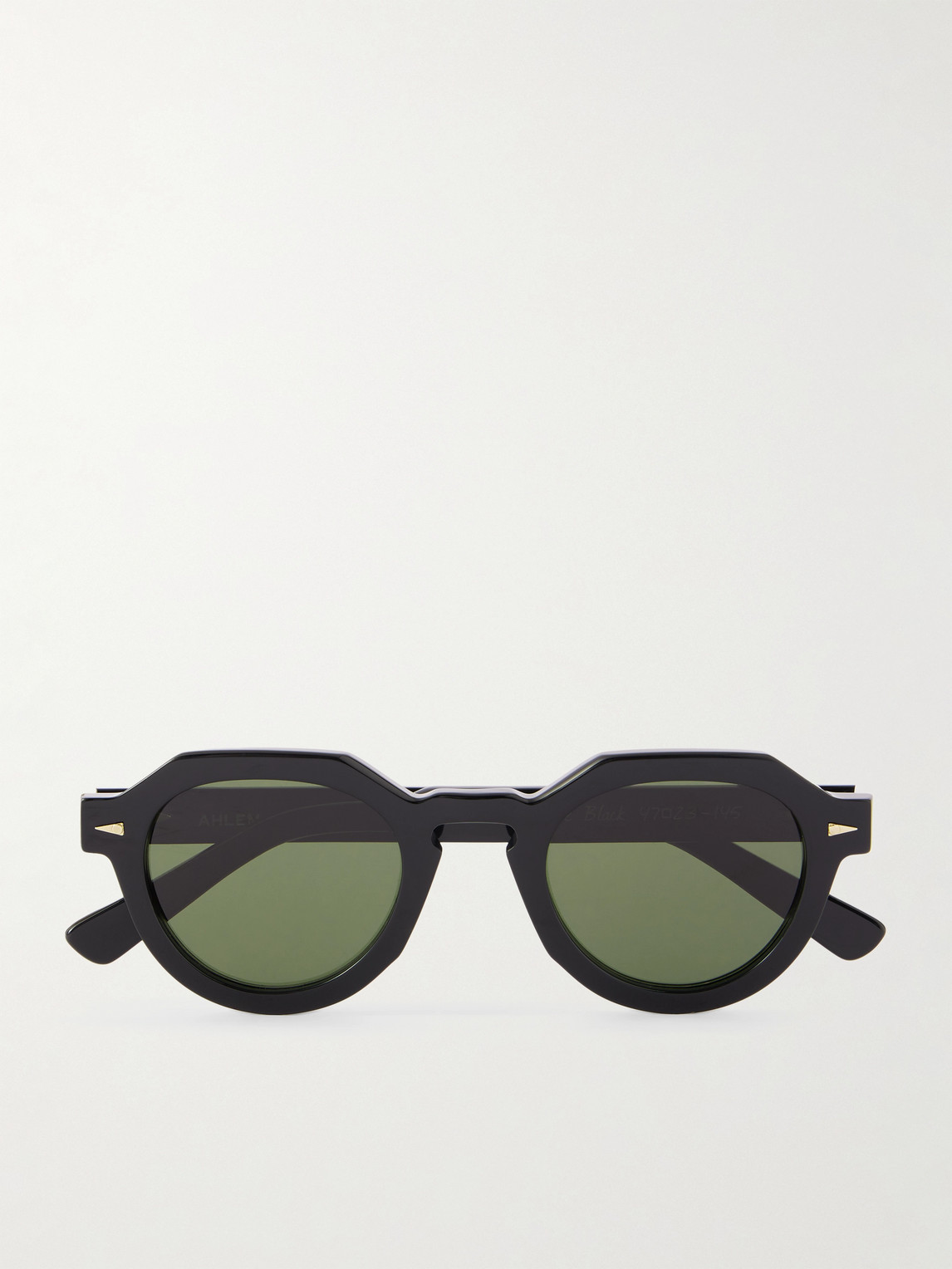 Ahlem Grenelle Round-frame Acetate Sunglasses In Black