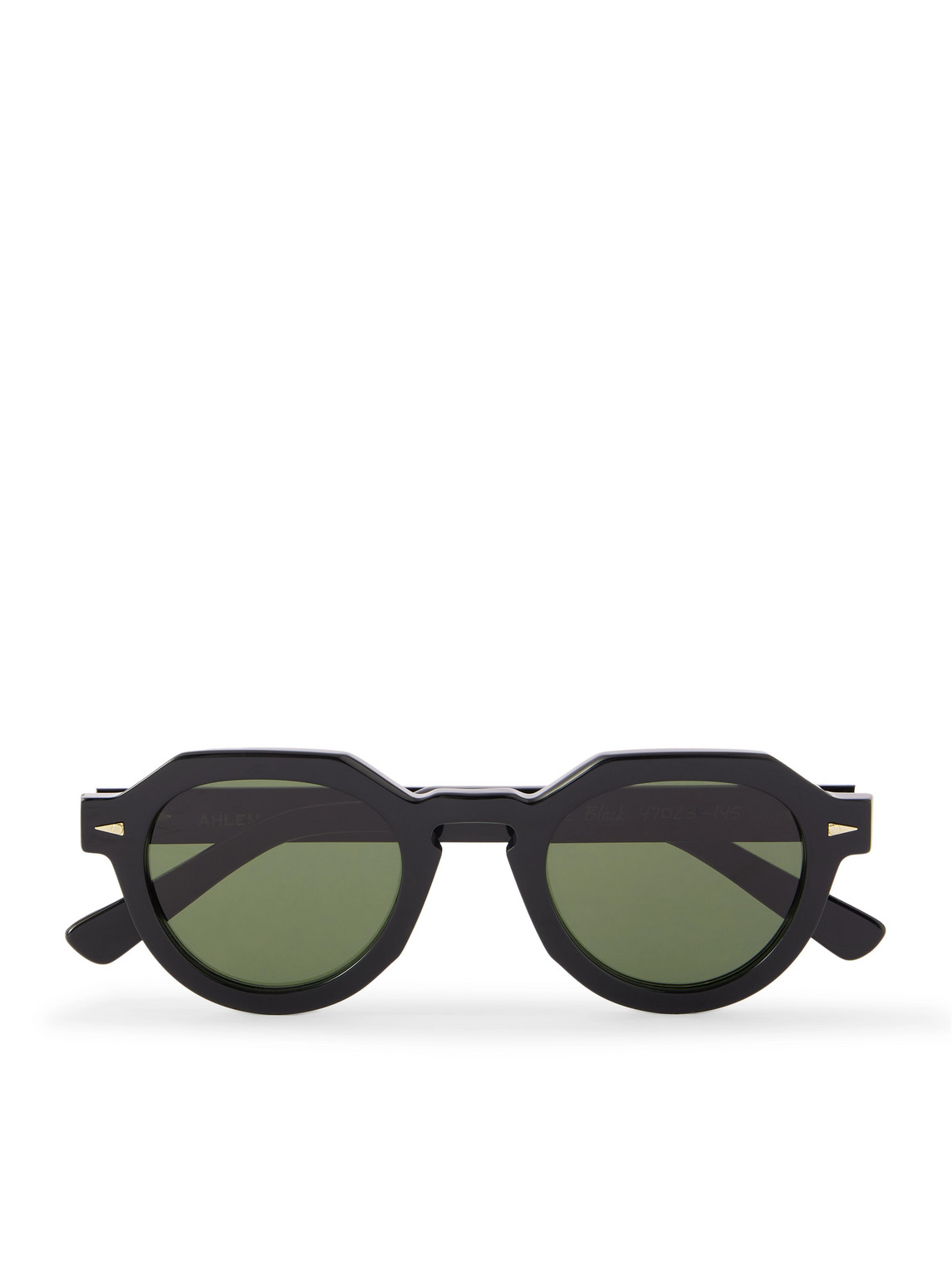 Ahlem Grenelle Round-frame Acetate Sunglasses In Black
