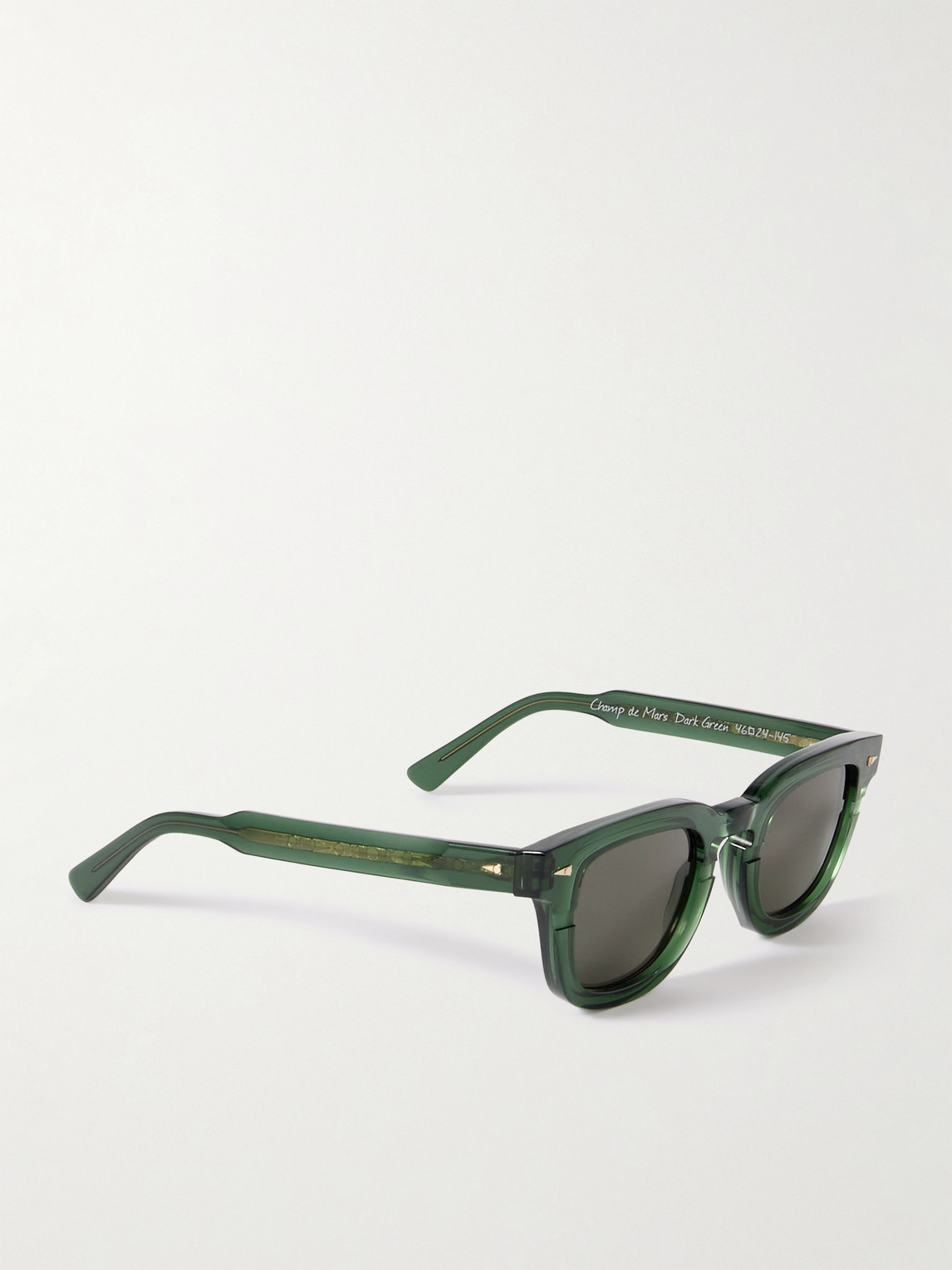  Ahlem - Champ De Mars Square-frame Acetate Sunglasses - Men - Green 