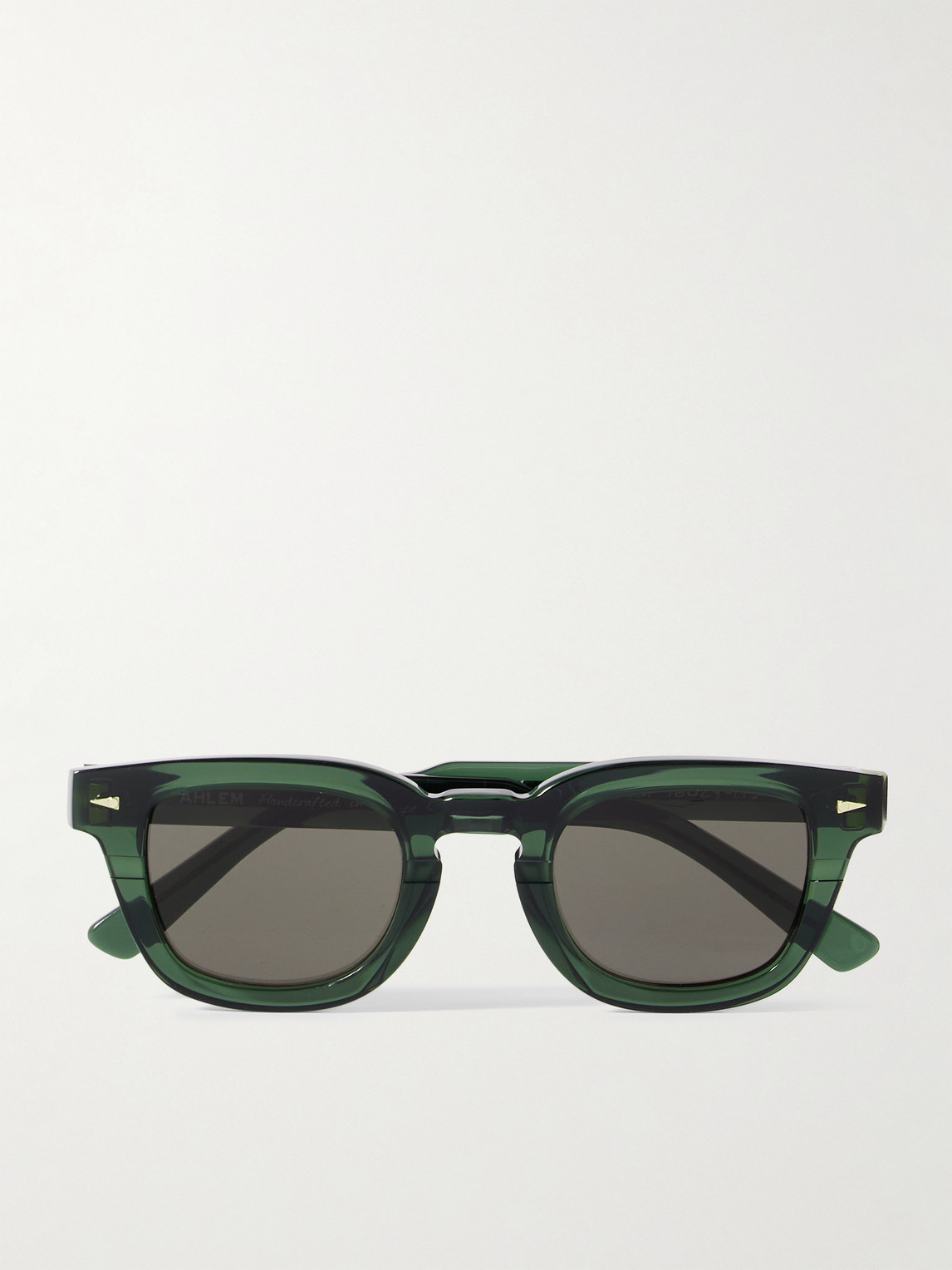 Ahlem Champ De Mars Square-frame Acetate Sunglasses In Green