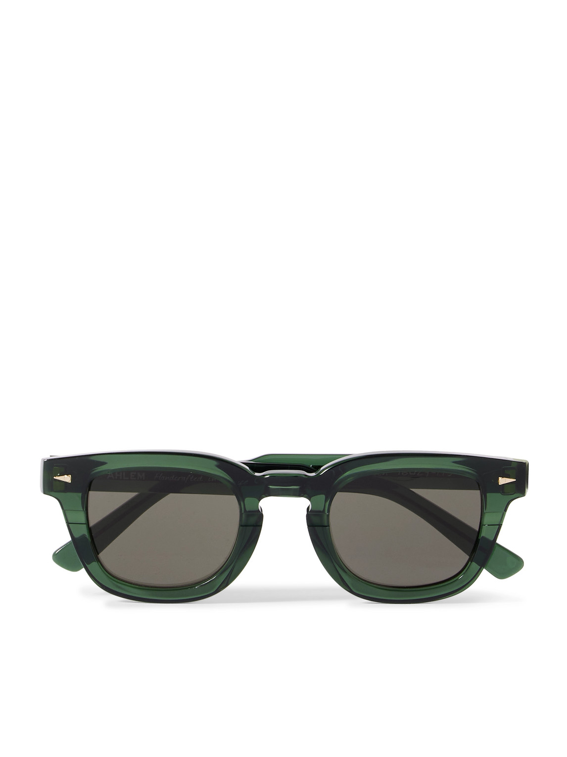 Ahlem Champ De Mars Square-frame Acetate Sunglasses In Green