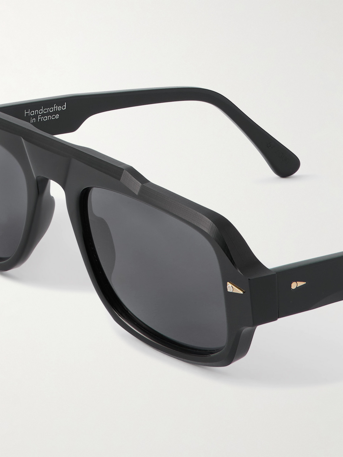 Ahlem George V Aviator-style Acetate Sunglasses In Brown