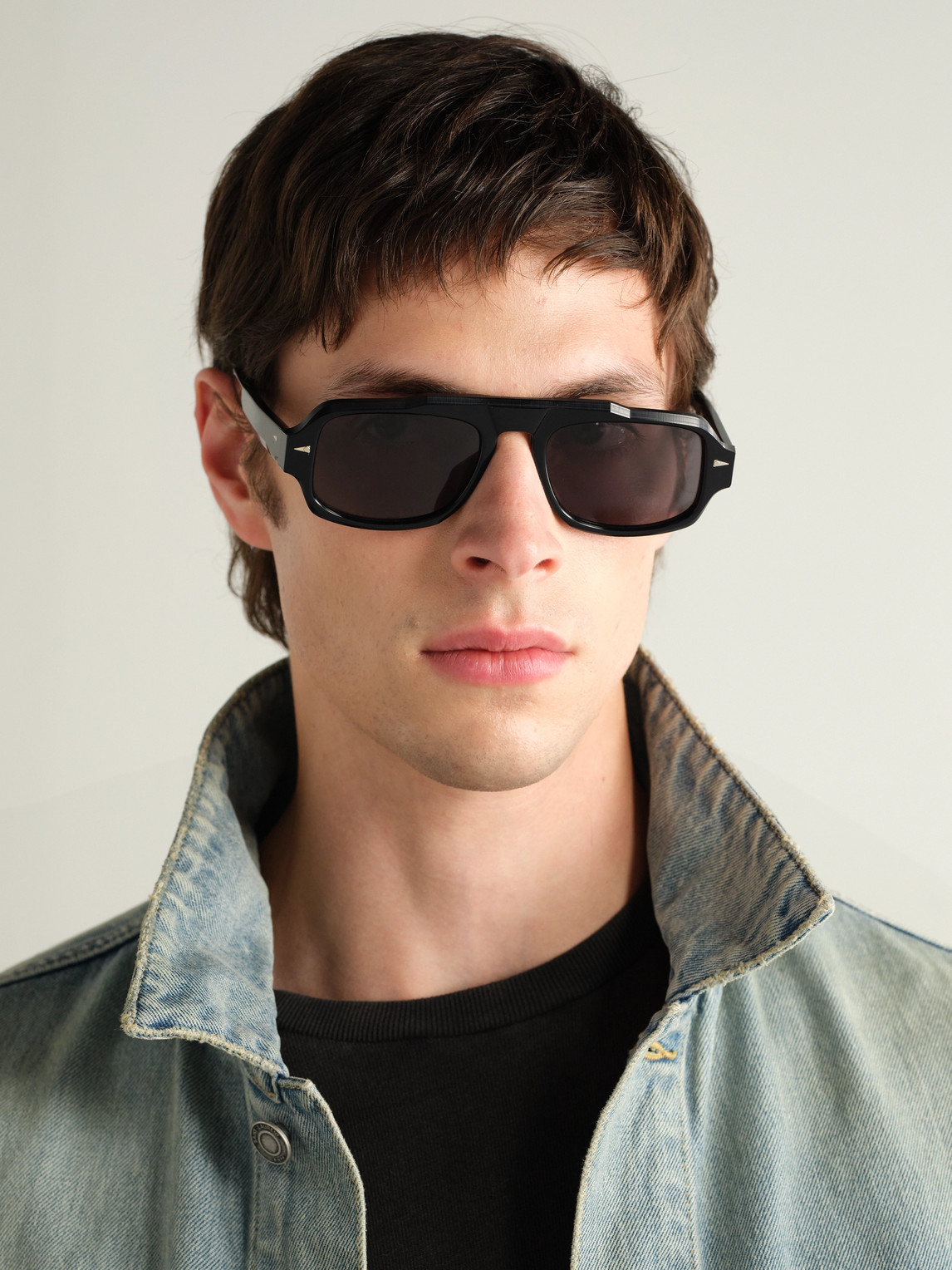 Ahlem George V Aviator-style Acetate Sunglasses In Brown