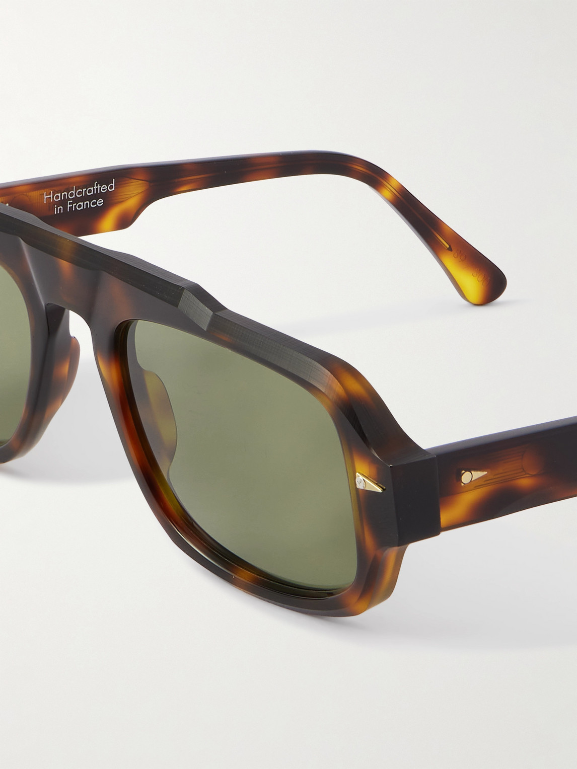 Ahlem George V Aviator-style Tortoiseshell Acetate Sunglasses In Brown
