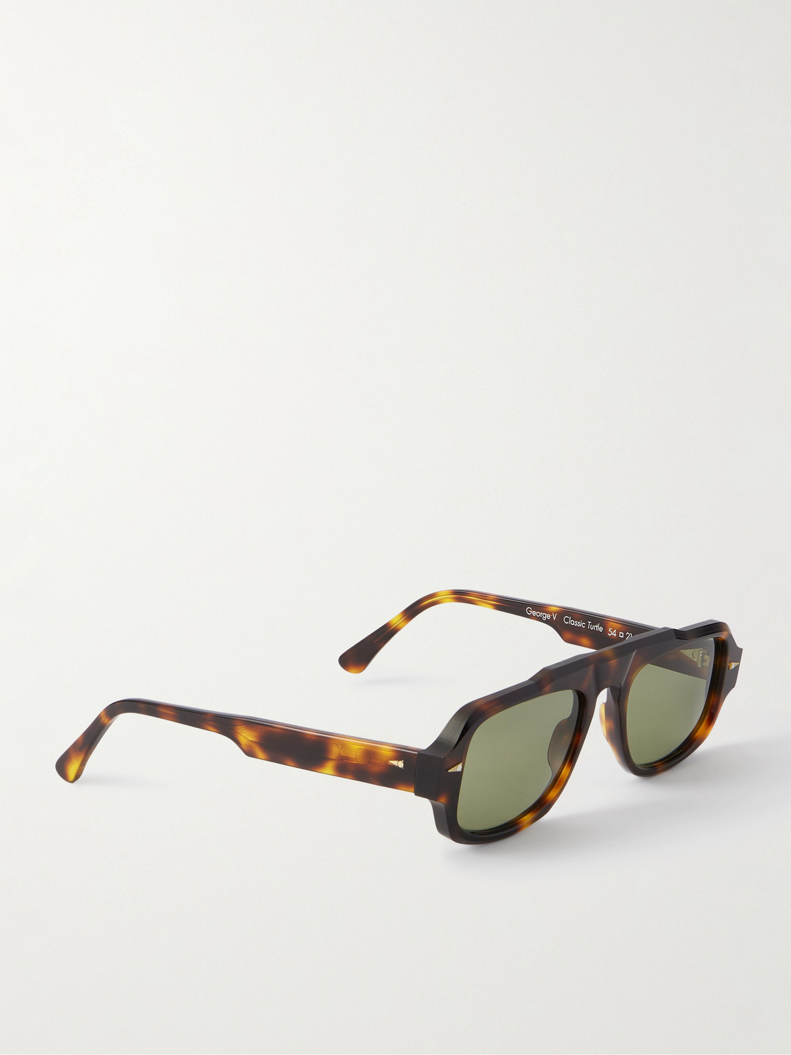 Ahlem George V Aviator-style Tortoiseshell Acetate Sunglasses In Brown