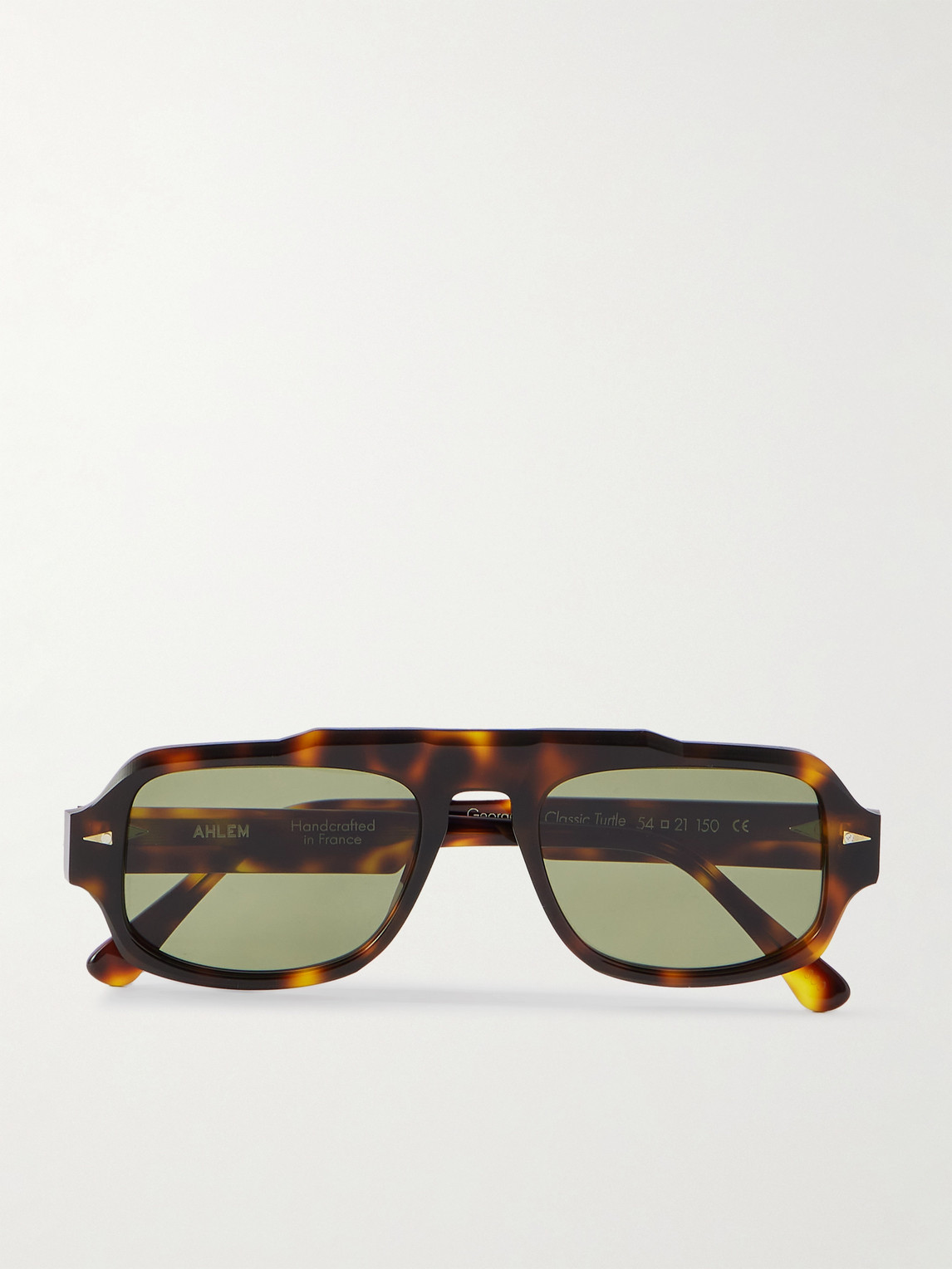 Ahlem George V Aviator-style Tortoiseshell Acetate Sunglasses In Brown