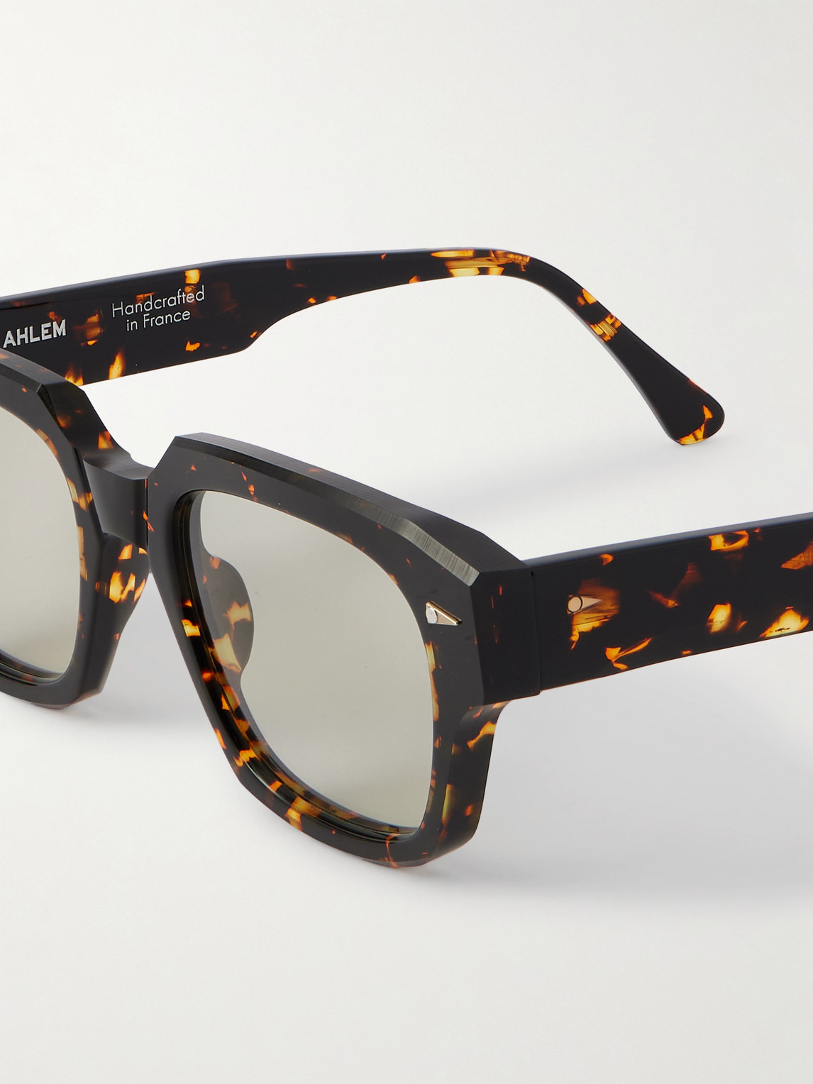 Ahlem Rivoli Square-frame Tortoiseshell Acetate Sunglasses In Blue