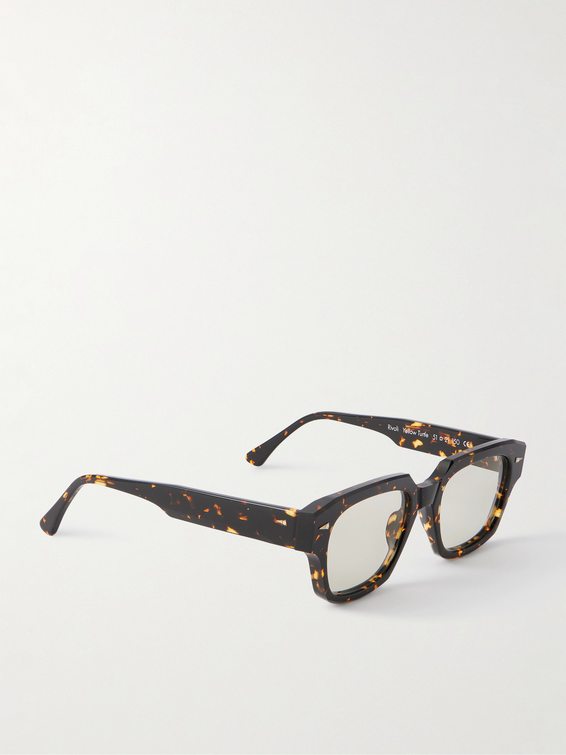 Ahlem Rivoli Square-frame Tortoiseshell Acetate Sunglasses In Blue