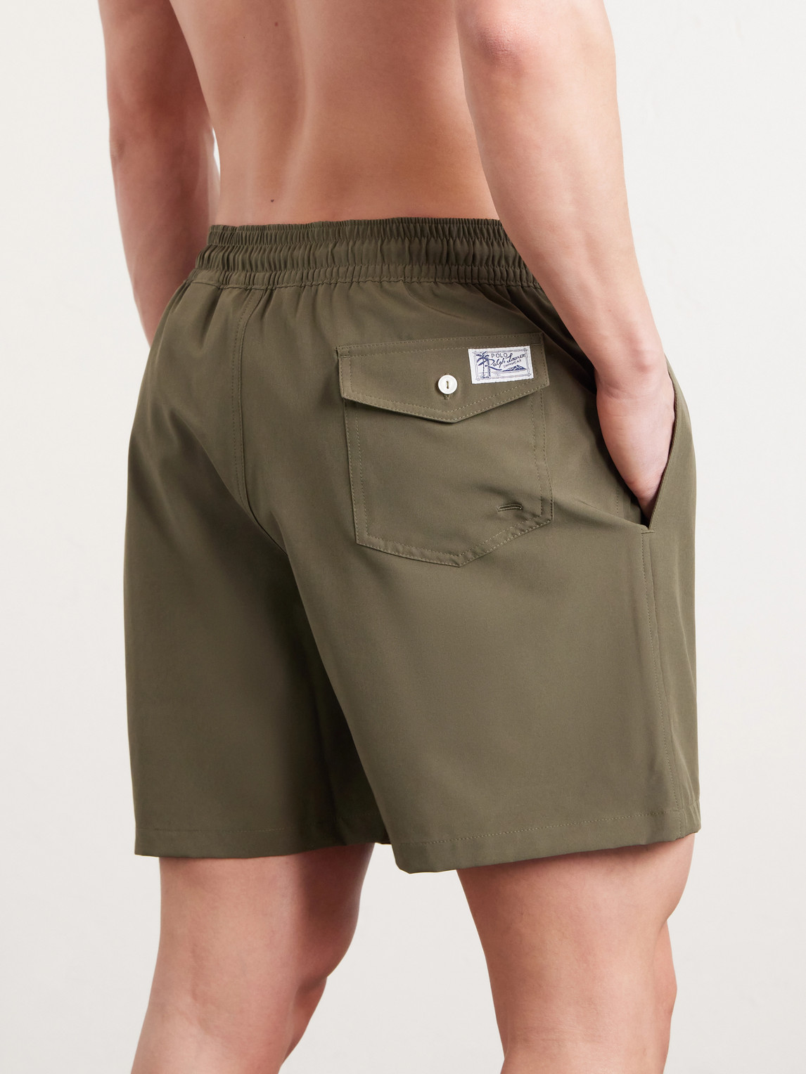 Traveler Straight-Leg Mid-Length Recycled Swim Shorts