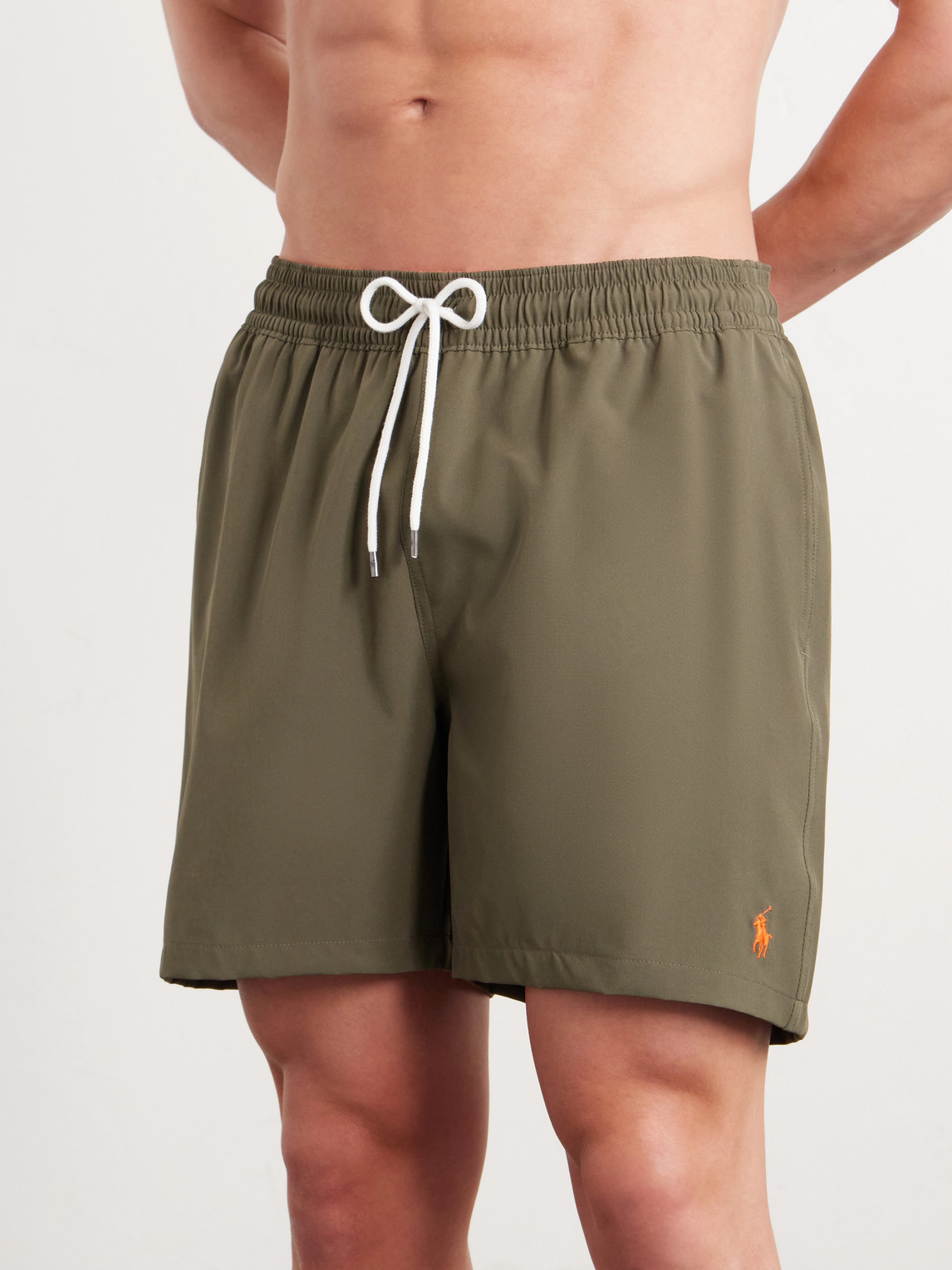 Traveler Straight-Leg Mid-Length Recycled Swim Shorts