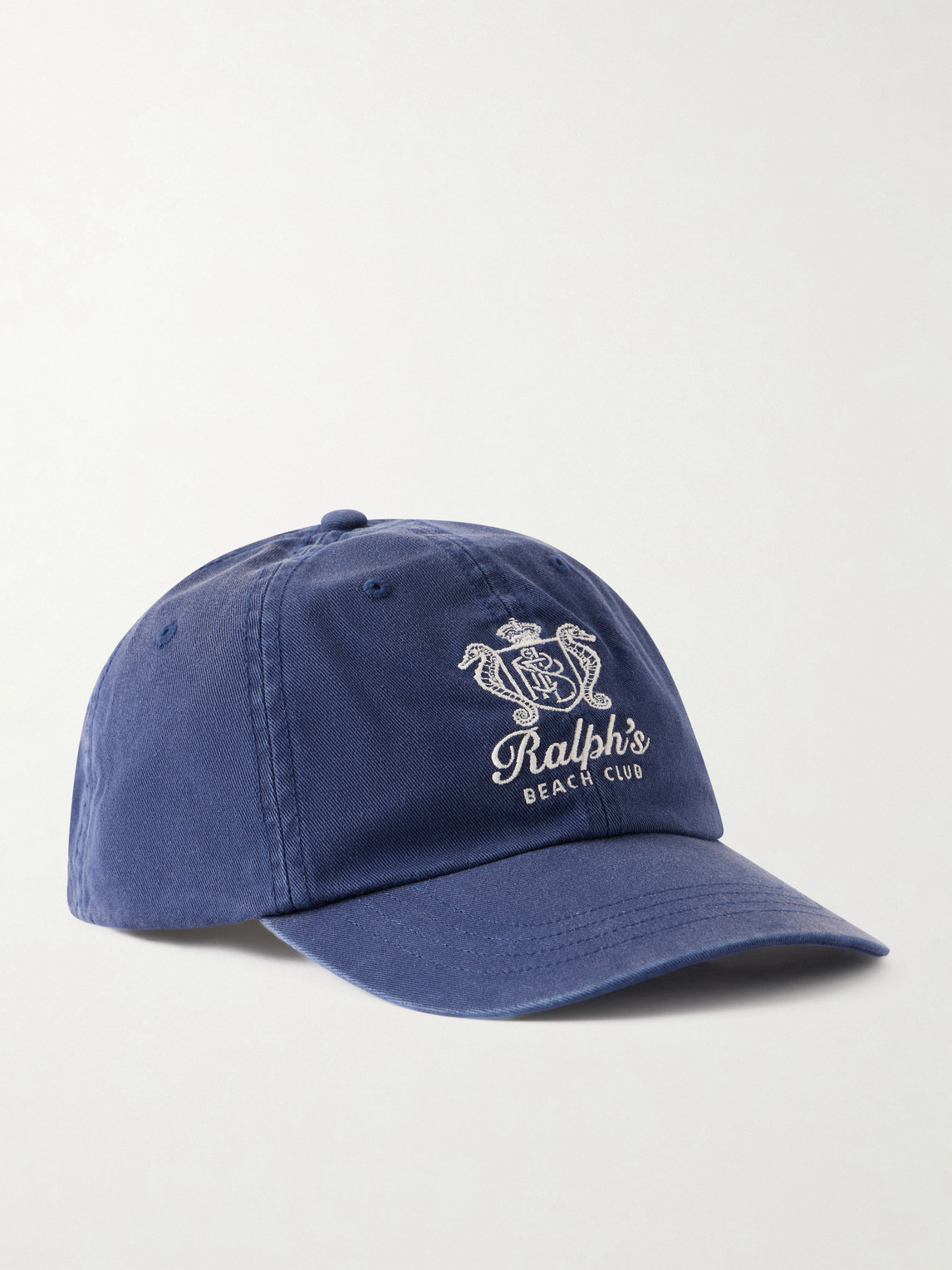 Polo Ralph Lauren Logo-embroidered Cotton-twill Baseball Cap In Blue
